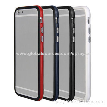 Flexible Gel Dual Tone Bumper for iPhone, Lightweight